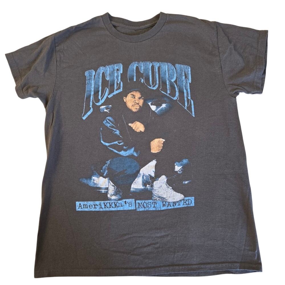 Ice Cube “AmeriKKKa’s Most Wanted” Vintage‑Style Graphic Hip‑Hop Streetwear M